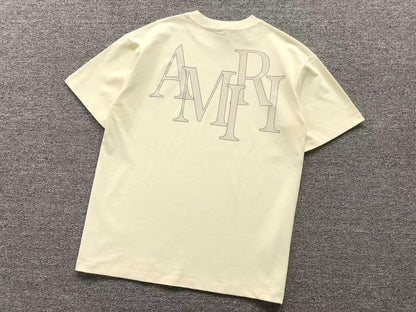 Camiseta AMIRI Monogram Oversized Back Logo