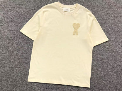 Camiseta AMI Paris Big Heart Embroidered