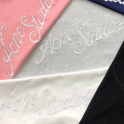 Camiseta Acne Studios Embroidered Script Logo