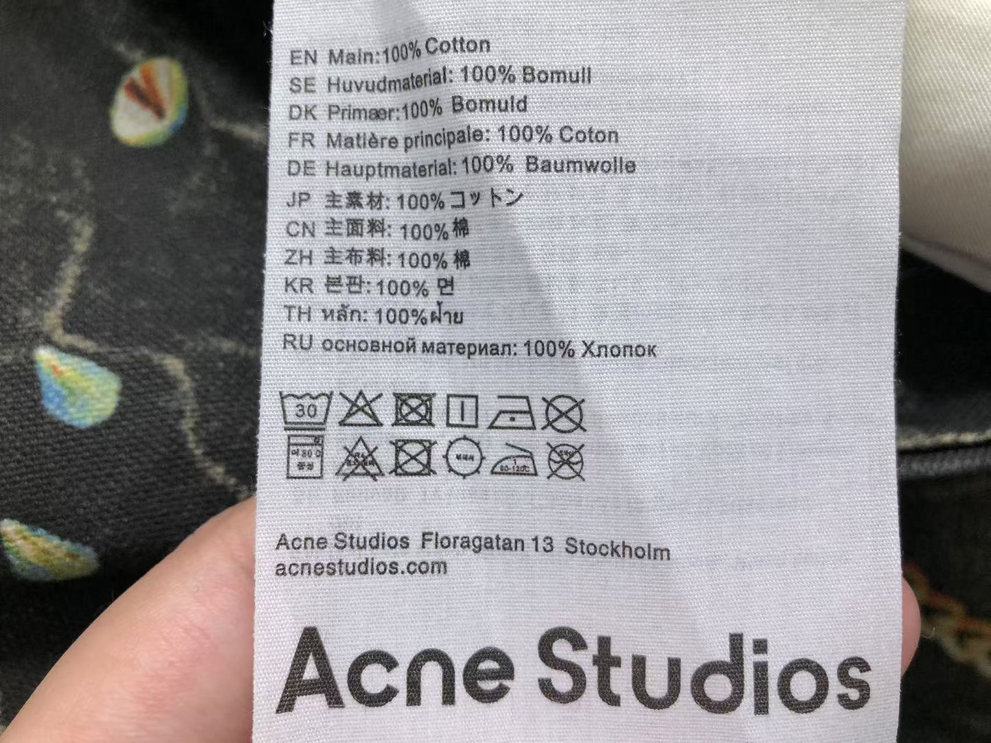 Calça Acne Studios Heavy Accessory Wash