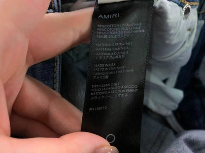 Calça AMIRI Palm Beach Ice Denim