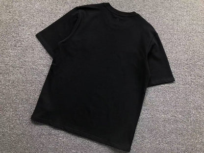Camiseta AMI Paris Heart Patch Contrast Tee