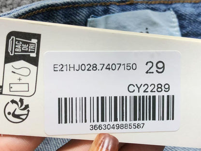 Calça Jeans AMI Paris WideLeg Lavagem