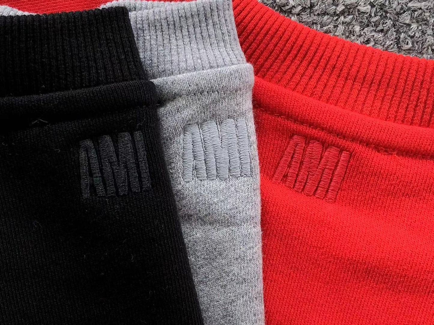 Moletom AMI Paris Varsity Logo Crewneck