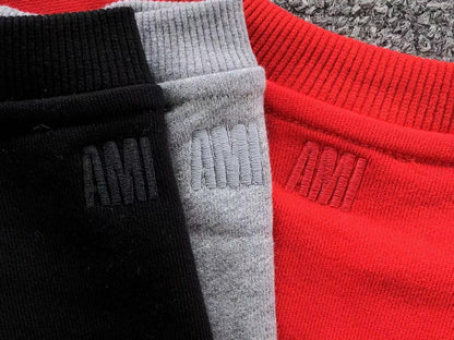 Moletom AMI Paris Varsity Logo Crewneck