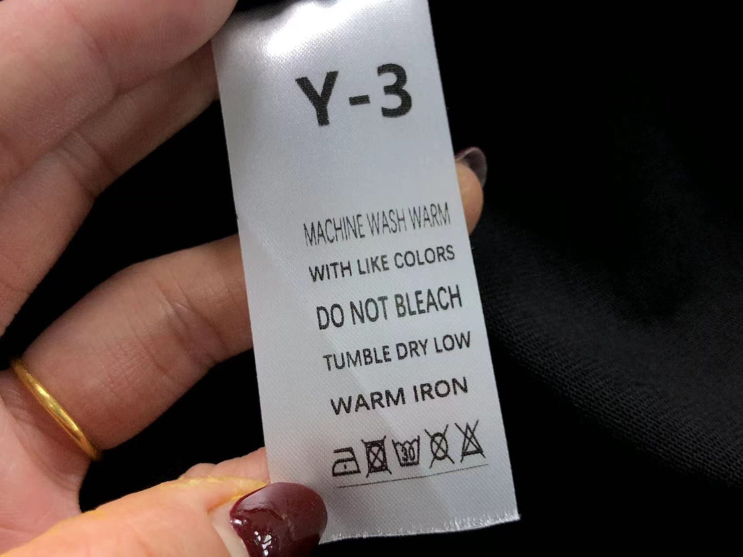 Camiseta Adidas Y-3 Signature Statement