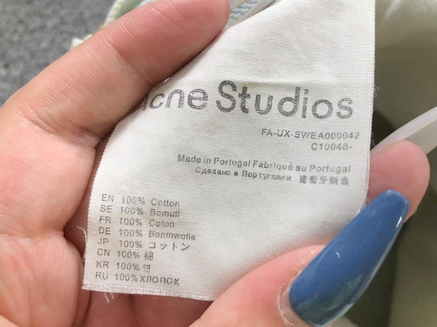 Shorts Acne Studios Jeans Vintage Ripped Denim