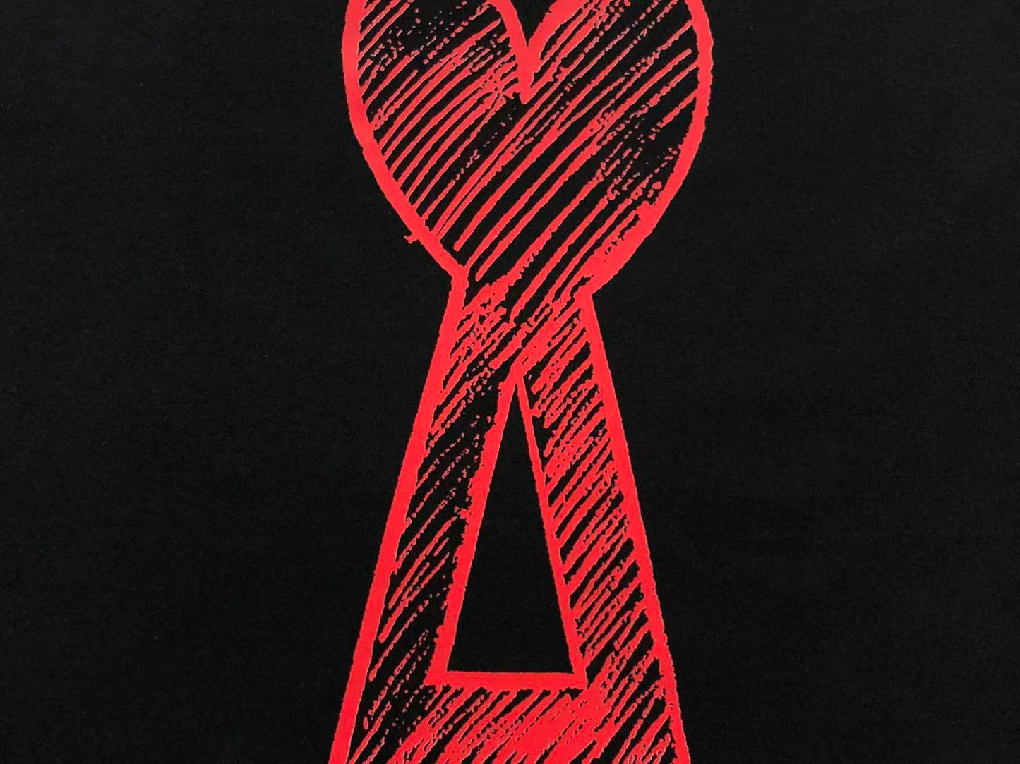 Camiseta AMI Paris x Kevin Lyons Graphic Heart