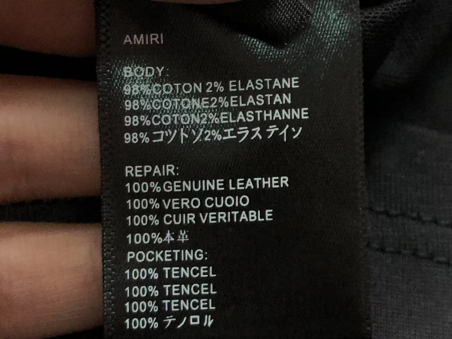 Camiseta AMIRI Patchwork Badges