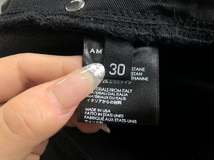 Calça AMIRI Patch Badge Black Denim