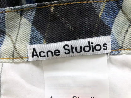 Calça Acne Studios Layered Flannel Denim