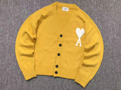 Suéter Cardigan AMI Paris