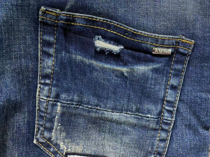 Calça AMIRI Vintage Logo Dark Denim