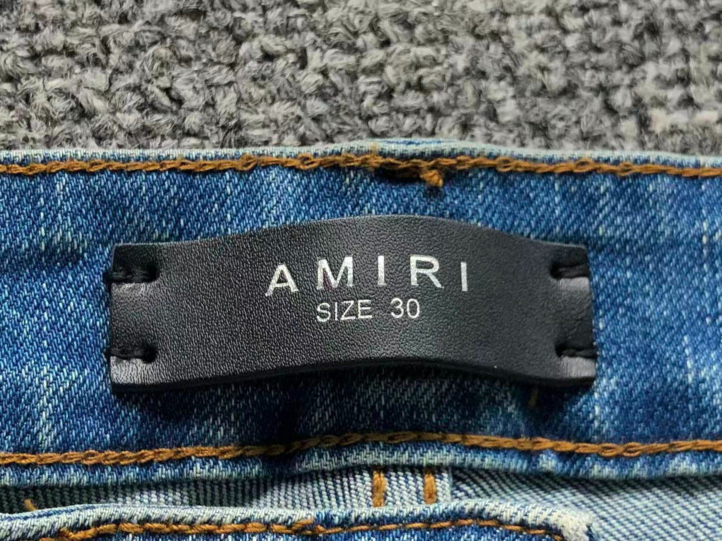 Bermuda Jeans AMIRI Ice Fade Distressed