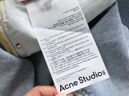 Calça Acne Studios Grunge Cut Jeans