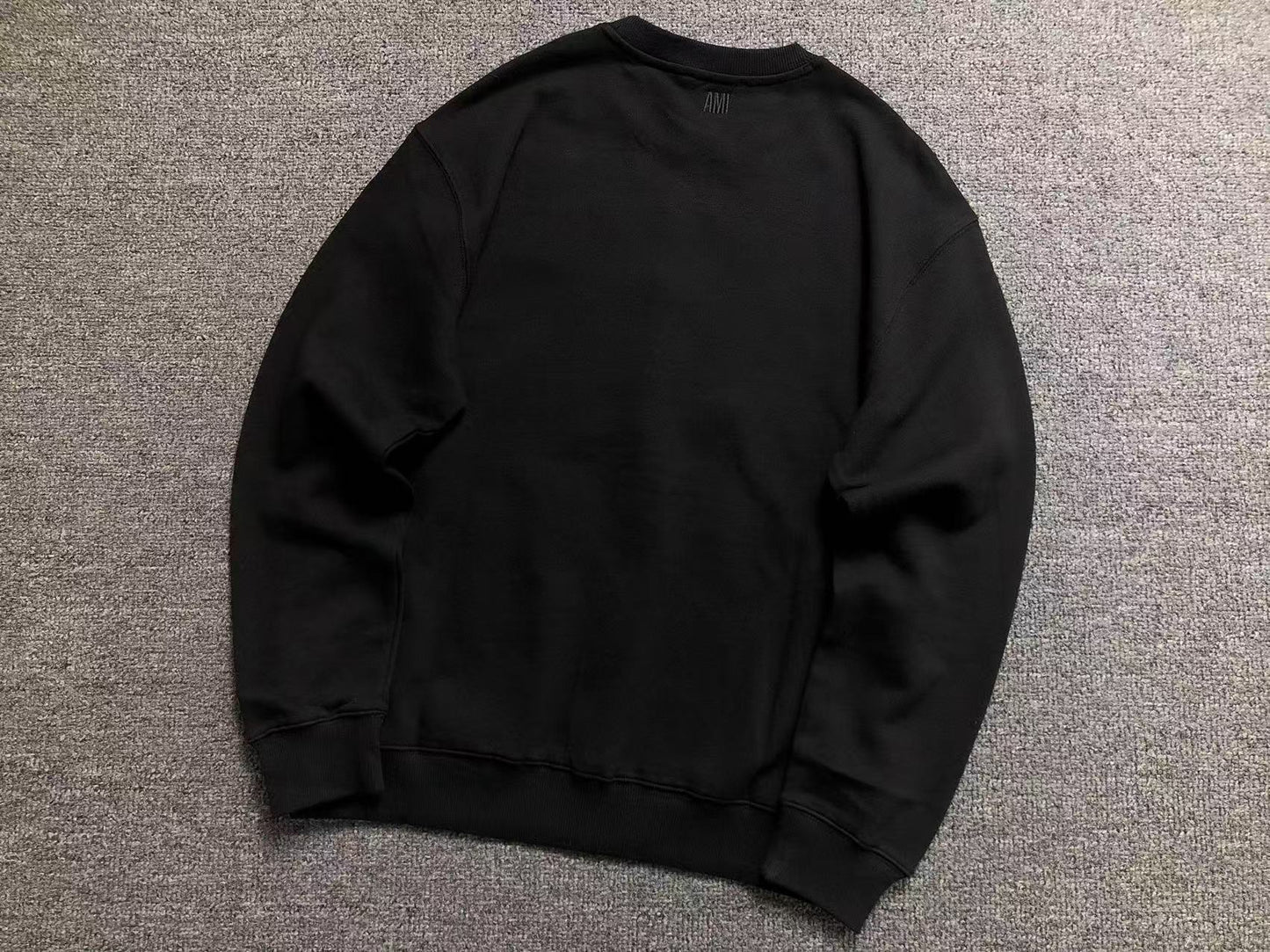 Moletom AMI Paris Logo Collegiate Crewneck