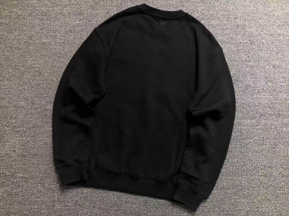 Moletom AMI Paris Logo Collegiate Crewneck