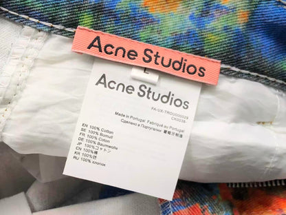 Calça Acne Studios Abstract Paint Denim