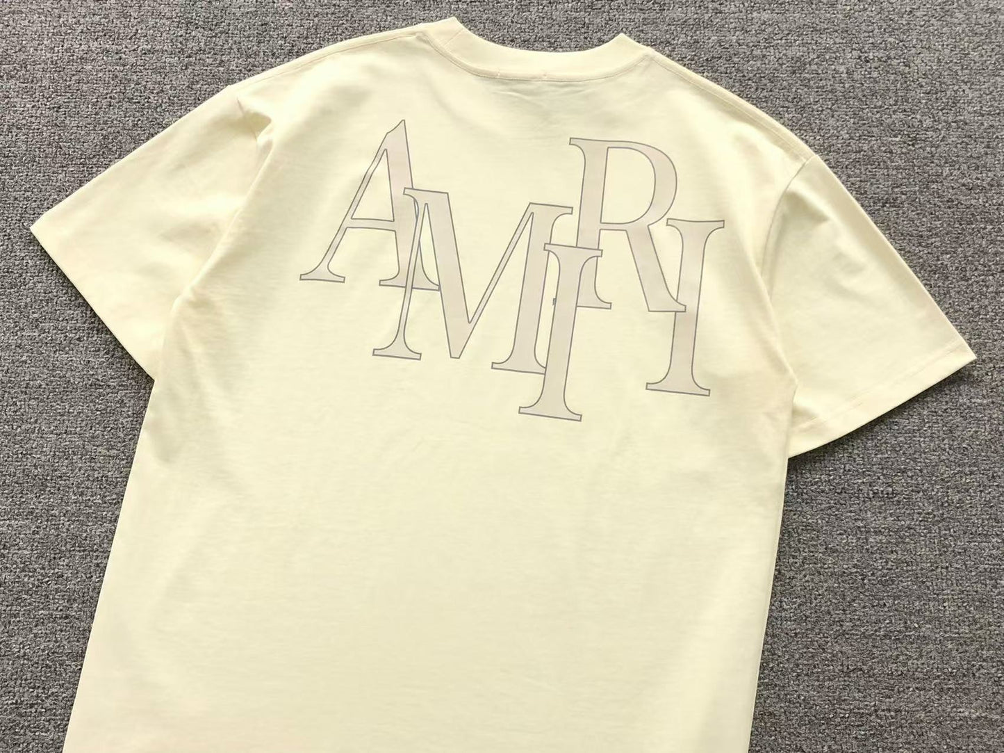Camiseta AMIRI Monogram Oversized Back Logo