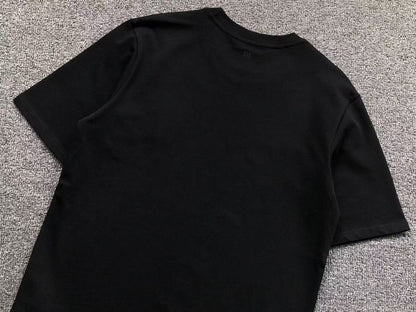 Camiseta AMI Paris Heart Patch Contrast Tee