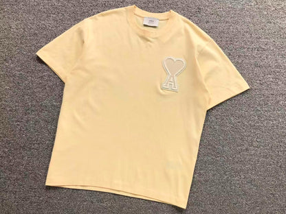 Camiseta AMI Paris Patch Logo Coração
