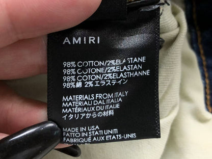 Bermuda Jeans AMIRI Distressed Monogram