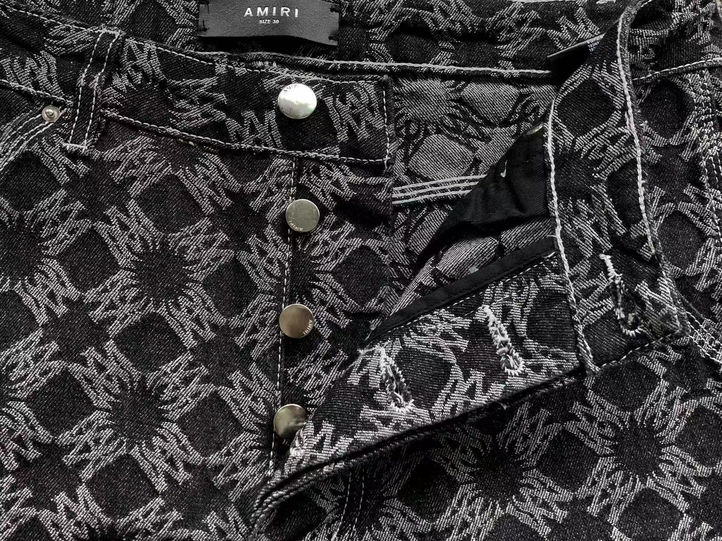 Calça AMIRI Monogram Cargo Denim