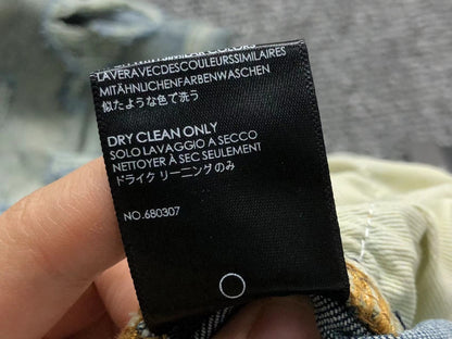 Calça AMIRI Light Wash Destroyed Denim