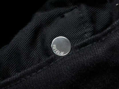 Calça AMIRI Bullet Hole Patch Black Denim
