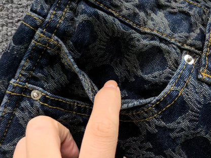 Calça AMIRI Monogram Cargo Denim