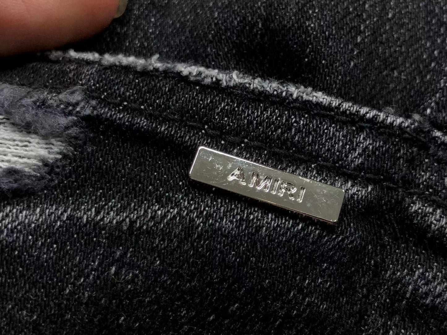 Calça Jeans AMIRI Distressed Black