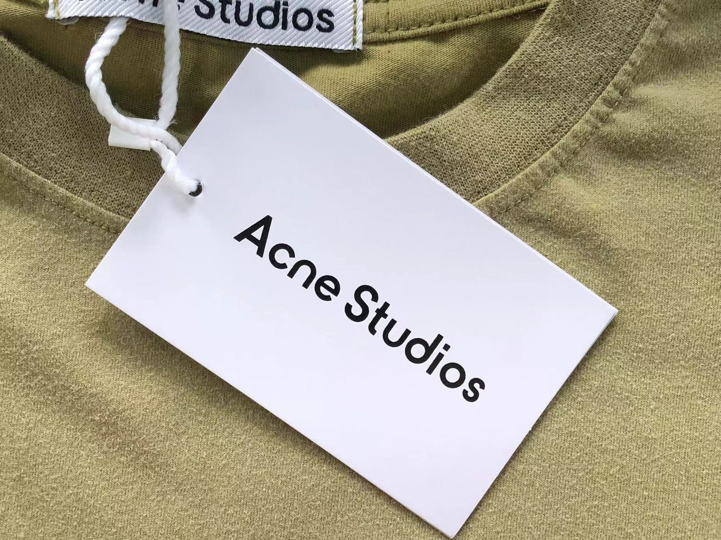 Camsieta Acne Studios Stockholm 1996 Rib Long Sleeve