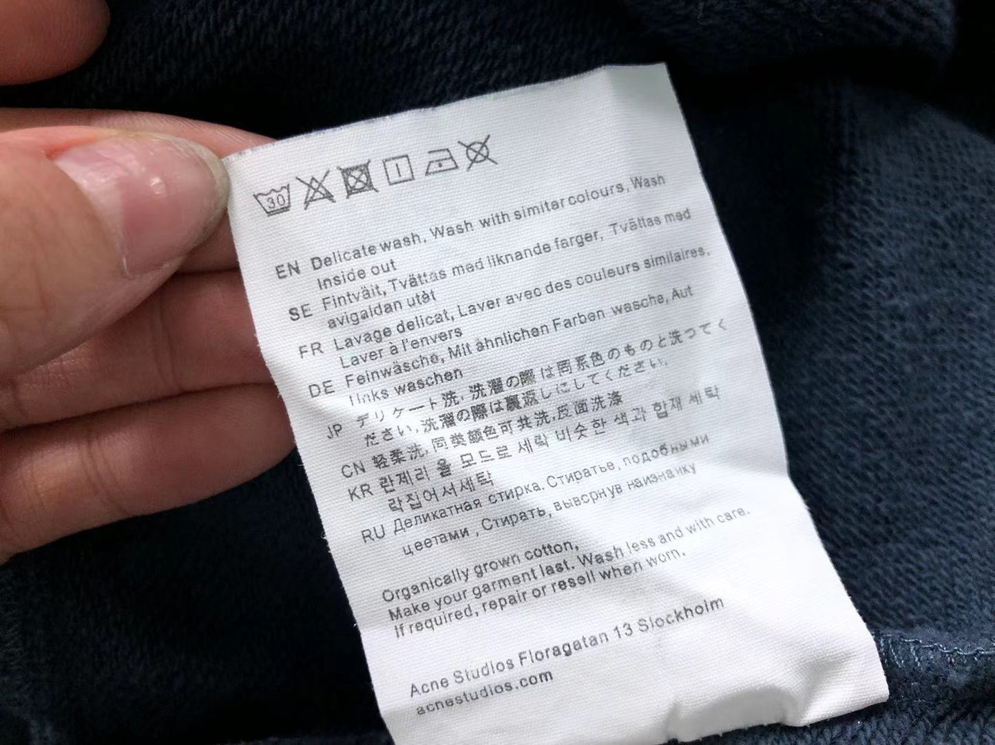 Moletom Acne Studios Scandinavian Zip