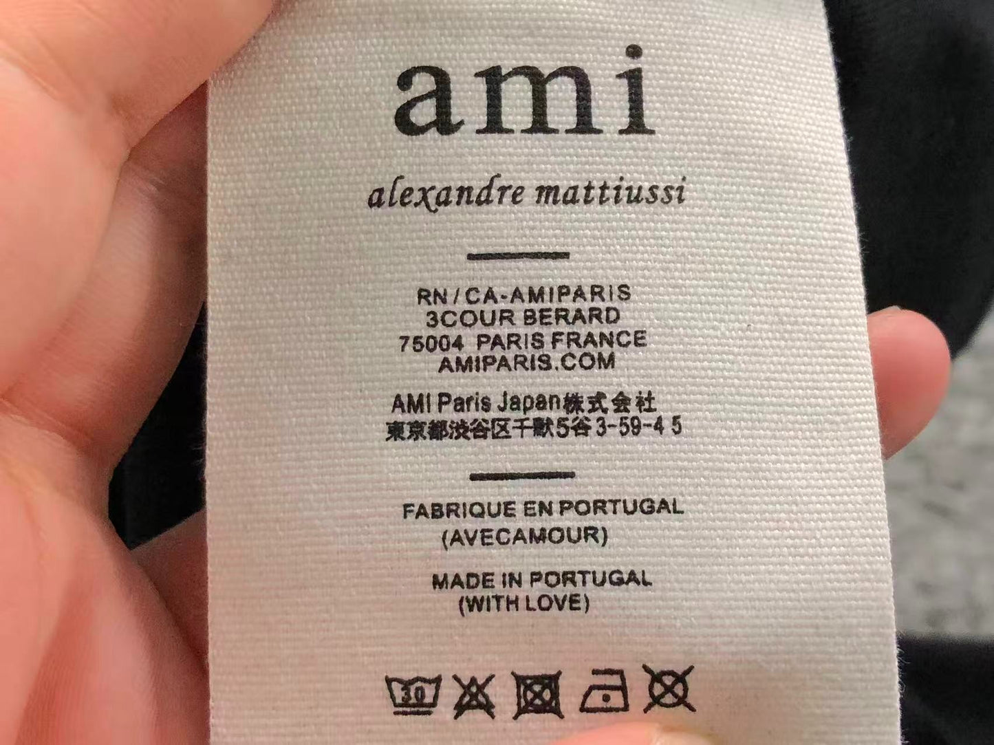 Camiseta AMI Paris Place des Victoires
