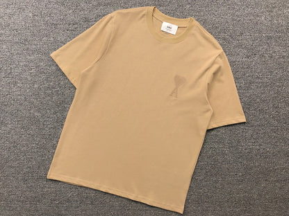 Camiseta AMI Paris Minimal Tonal Heart Logo