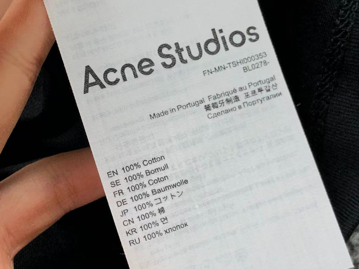 Camiseta Acne Studios Heart Crest