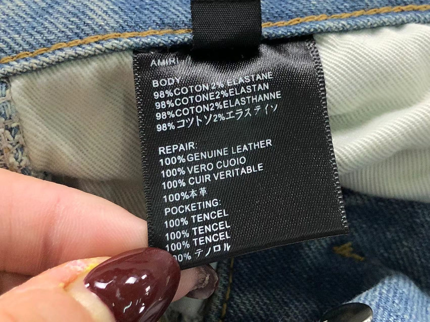 Calça AMIRI Dirty Wash Carpenter Jeans