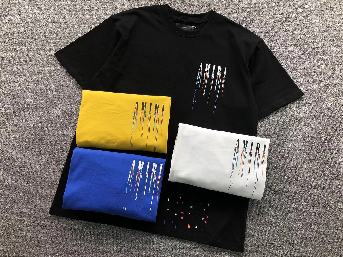 Camiseta AMIRI Drip Paint Logo