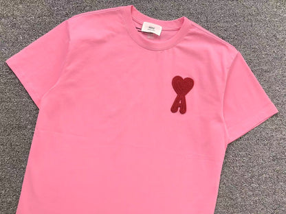 Camiseta AMI Paris Big Heart Patch Classic