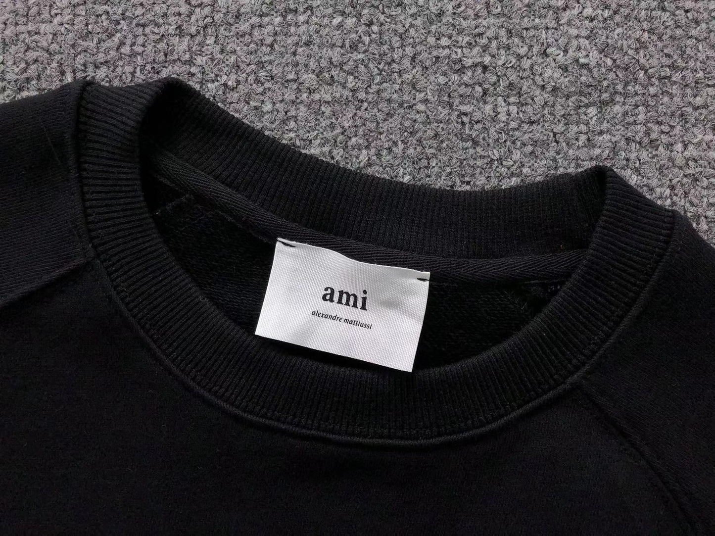 Moletom AMI Paris Varsity Logo Crewneck