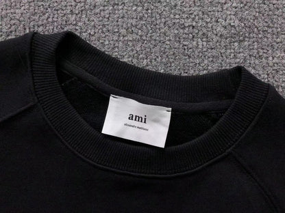 Moletom AMI Paris Varsity Logo Crewneck