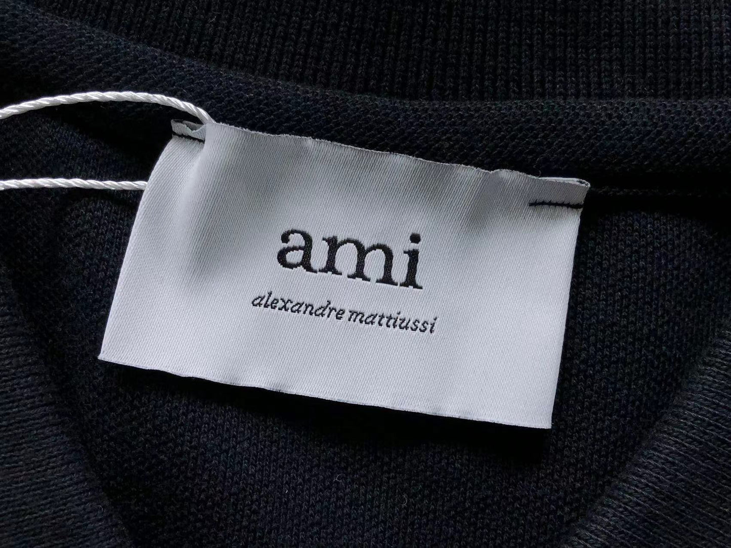Camisa Polo AMI Paris Big Logo Patch