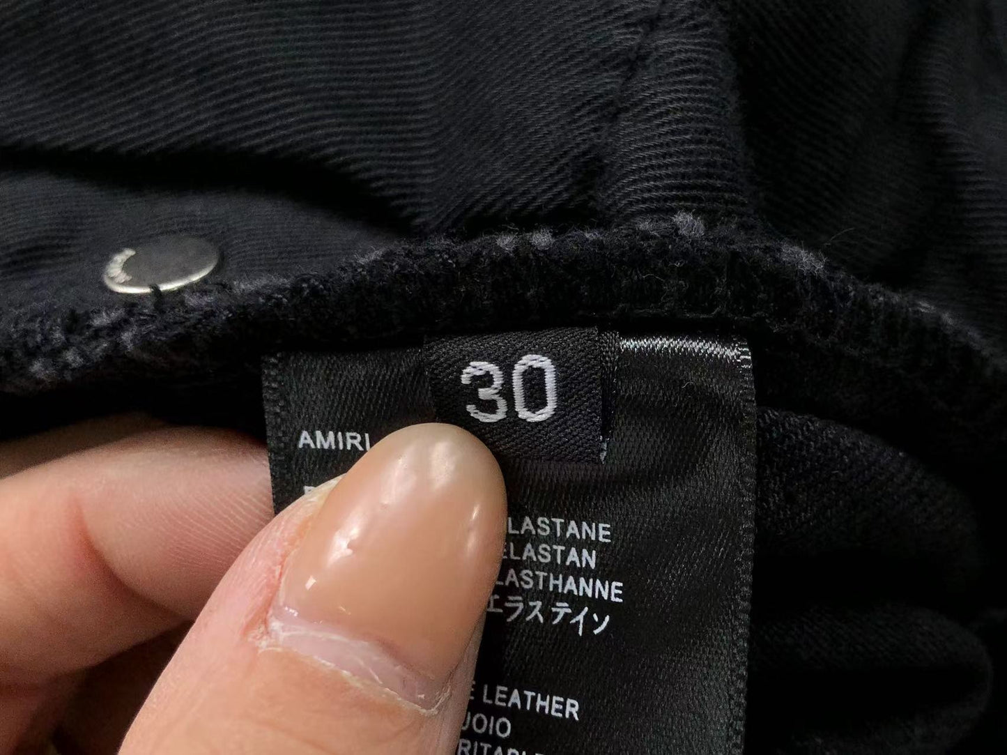 Calça AMIRI Paint Splatter Black