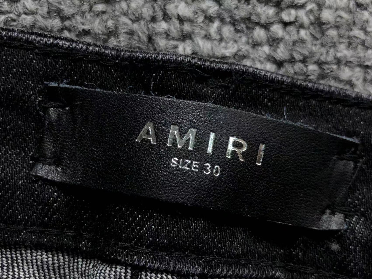Calça Jeans AMIRI Distressed Black