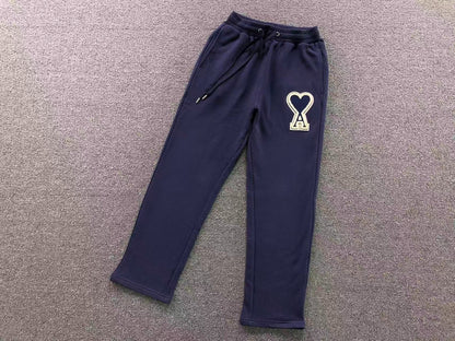 Calça Jogger AMI Paris Big Logo Heart Moletom