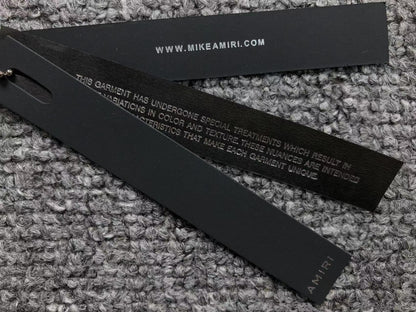 Calça AMIRI Light Wash Destroyed Denim