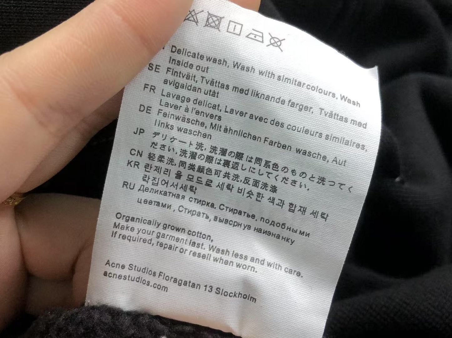 Moletom Acne Studios Handwriting