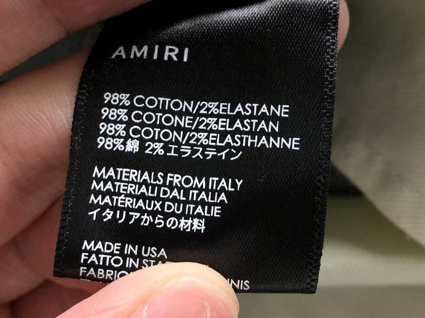 Calça AMIRI White Star Denim