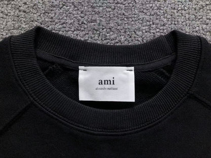Moletom AMI Paris Bubble Logo Crewneck