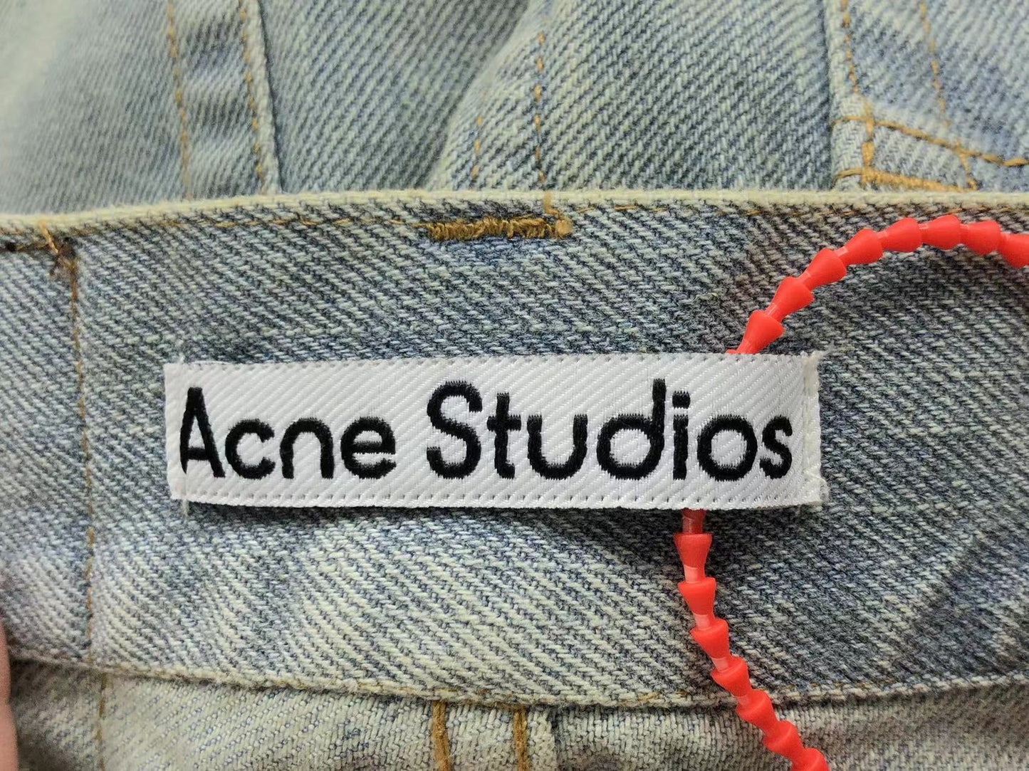 Short Acne Studios Workwear Ink Splatter